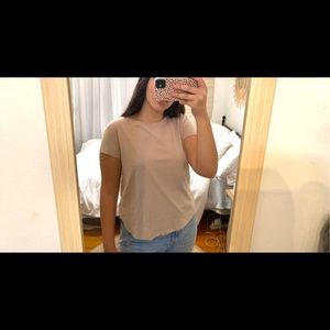 Light Pink Short Sleeve Top